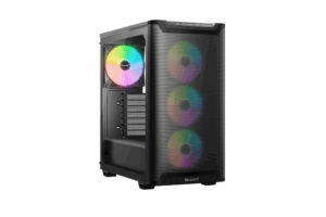 CAJA BEQUIET PURE BASE 501 LX 4XVENT 140 MM S/N NEGRO