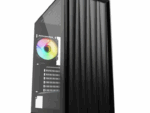 CAJA GAMING ATX SHARKOON VK3 RGB 2XUSB 1XTRRS SN FUENTE NEGRO
