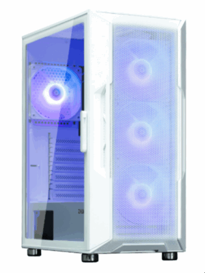 CAJA ZALMAN I3 NEO ARGB ATX 4XVENT 120MM 2XUSB 3.0 BLANCO S/N FUENTE