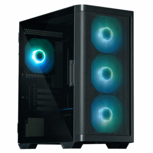 CAJA ZALMAN M4 MINI-ITX 4 X VENT 120MM ARGB 2XUSB 3.0 NEGRO S/N FUENTE