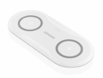 CARGADOR AISENS INALAMBRICO USB-C 15W 2 EN 1 MOVIL AURICULARES BLANCO