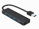 CONCENTRADOR GEMBIRD USB 3.1 (GEN.1) DE 4 PUERTOS