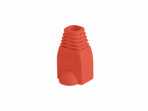 FUNDA PROTECTOR LANBERG CONECTOR RJ45 (PACK 100 UDS) ROJO