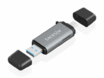 LECTOR TARJETAS AISENS SD MICRO SD MMC RS-MMC MMC MICRO USBA USBC GRIS