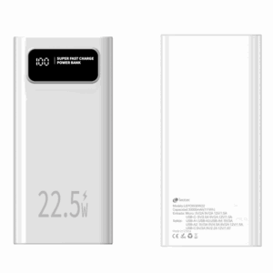 LEOTEC POWERBANK 30000MAH 22,5W PD20W BLAN (1 USB-C+4USB-A INC USB-A A USB-C)