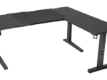 MESA GAMING GENESIS HOLM MODULAR 160 RGB ESQUINA NEGRO 160X75 CM