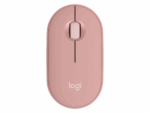 RATON LOGITECH PEBBLE MOUSE M350S ROSA BLUETOOTH PILAS