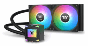 REFRIGERACION LIQUIDA CPU THERMALTAKE LA240 ARGB 2X120MM NEGRO
