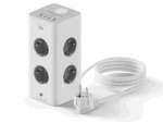 REGLETA CUBO EWENT BLOQUE 8 TOMAS SHUCKO & 2 USB-A & 2USB-C