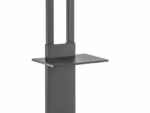 SOPORTE AISENS SUELO BANDEJA DVD PARA MONITOR TV 50KG 37-86 NEGRO