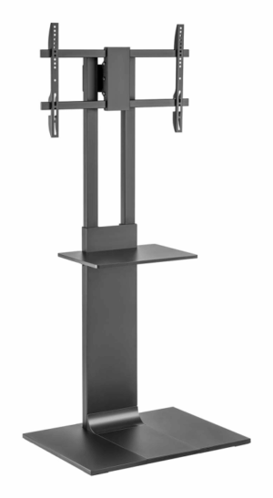 SOPORTE AISENS SUELO BANDEJA DVD PARA MONITOR TV 50KG 37-86 NEGRO