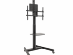 SOPORTE SUELO RUEDAS REGULABLE COMETA 60-100" 90Â°