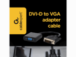 CABLE ADAPTADOR GEMBIRD DVI-D MACHO A VGA HEMBRA 15 PINES