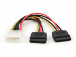 CABLE ALIMENTACION GEMBIRD 2x SATA 0,15M