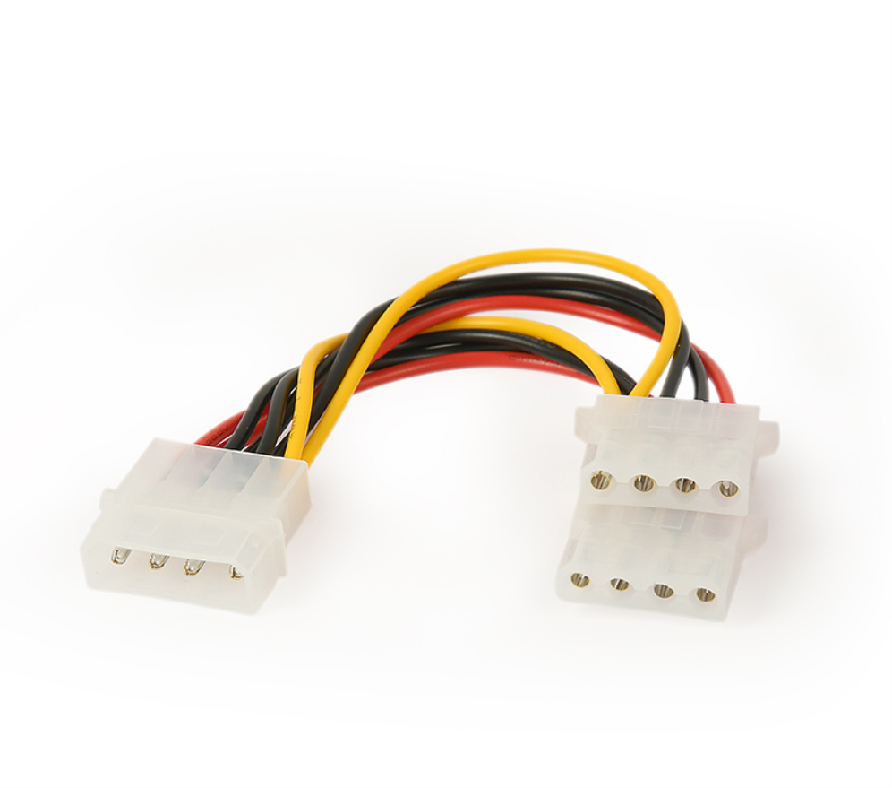 CABLE INTERNO GEMBIRD MOLEX 4 PIN 1x MACHO 2x HEMBRA
