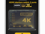 SWITCH HDMI GEMBIRD 5 PUERTOS