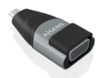 ADAPTADOR CONVERSOR AISENS ALUMINIO USB-C/M A VGA HDB15/H GRIS