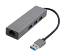 ADAPTADOR DE RED GEMBIRD USB AM GIGABIT CON HUB DE 3 PUERTOS USB 3.0
