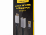 ADAPTADOR GEMBIRD ACTIVO 4K HDMI MACHO A DISPLAYPORT HEMBRA NEGRO