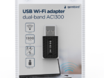 ADAPTADOR GEMBIRD WI-FI USB AC1300 DE BANDA DUAL COMPACTO