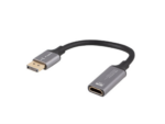 ADAPTADOR LANBERG 4K DISPLAYPORT MACHO/HDMI HEMBRA 20CM