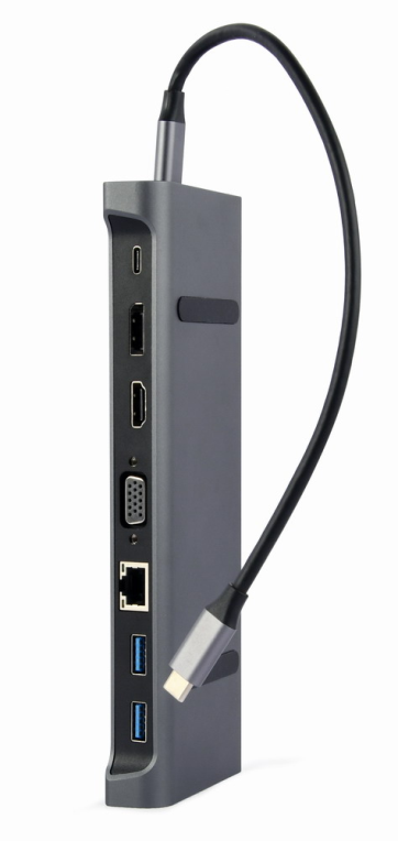 ADAPTADOR MULTIPUERTO USB TIPO C 9 EN 1