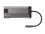 ADAPTADOR NATEC FOWLER PLUS USB-C->3XUSB 3.0,HDMI 4K,USB-C PD,RJ45,SD,MSD