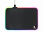 ALFOMBRILLA GAMING GEMBIRD LUZ LED NEGRO M 350X250X4 RGB