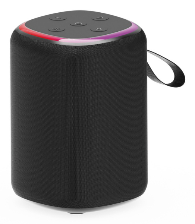 ALTAVOZ PORTATIL SPK-BT-LED-08S 3W BT NEGRO LUZ LED