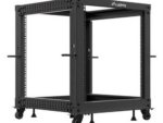 ARMARIO LANBERG ABIERTO RACK 19" 12U 600X600 AJUSTABLE HASTA 1100 NEGRO