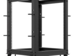 ARMARIO LANBERG ABIERTO RACK 19" 15U 600X600 AJUSTABLE HASTA 1100 NEGRO