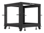 ARMARIO LANBERG ABIERTO RACK 19" 9U 600X600 AJUSTABLE HASTA 1100 NEGRO