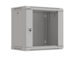 ARMARIO LANBERG MURAL RACK 19" 9U 540X350 FLAT PACK GRIS PUERTA CRISTAL
