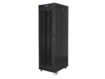 ARMARIO LANBERG RACK 19" 42U 600X1000 FLAT PACK V2 PUERTA MESH CON LCD NEGRO