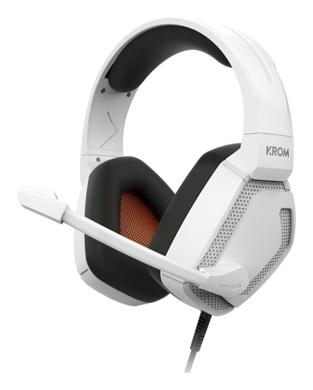 AURICULAR GAMING KROM KOPA PRO STEREO BLANCO