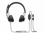 AURICULARES LOGITECH ZONE WIRED GRAPHITE MICROFONO ALAMBRICO USB-C A