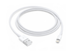 CABLE APPLE LIGHTNING TO USB BLANCO 1M