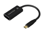 CABLE CONVERSOR AISENS ALUMINIO USB-C A DISPLAYPORT 8K60HZ NEGRO 15CM