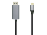 CABLE CONVERSOR AISENS USB-C A DISPLAYPORT 4K60HZ NEGRO 1.8M