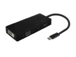 CABLE CONVERSOR AISENS USB-C A DISPLAYPORT/DVI/HDMI/VGA NEGRO 15CM