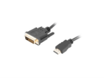 CABLE HDMI LANBERG MACHO DVI MACHO 24+1 1,8M DUAL LINK GOLD 4K