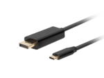 CABLE USB-C A DISPLAYPORT LANBERG MACHO/MACHO 1.0M 4K 60HZ NEGRO