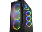 CAJA ATX SHARKOON REV300 2XUSB3.0 RGB SIN FUENTE NEGRO