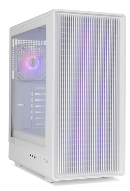 CAJA NOX SEMITORRE MESH INFINITY IOTA ARGB BLANCA USB 3.0