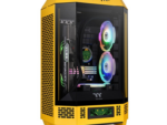 CAJA THERMALTAKE THE TOWER 300 MINI-ITX 2XUSBA 3.2 SIN FUENTE BUMBLEEBEE