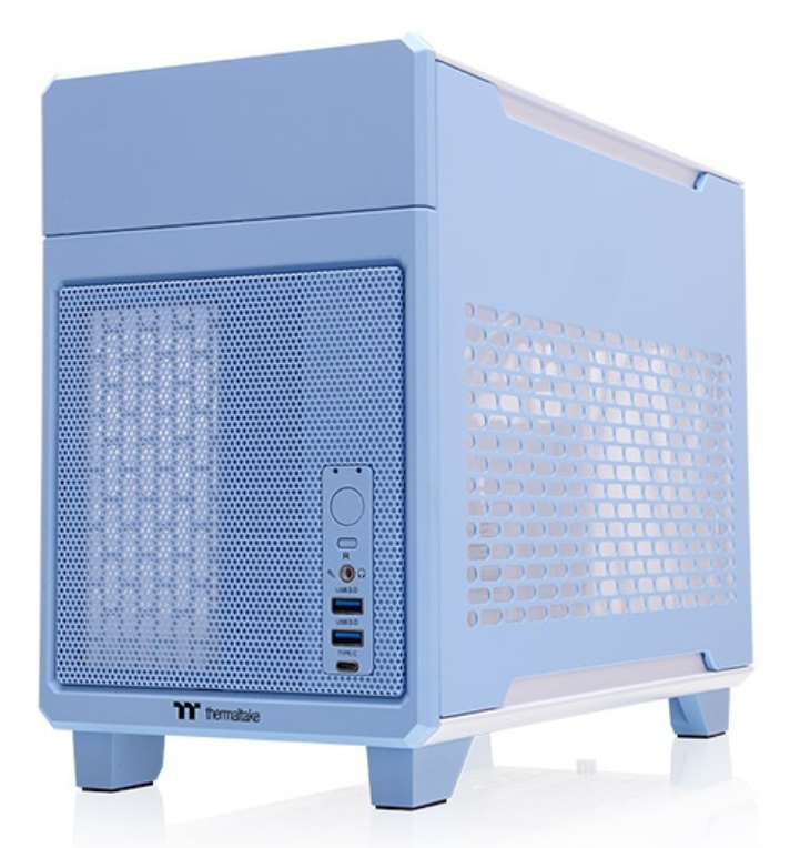 CAJA THERMALTAKE TR100 MINI-ITX USB 3.2 C x 1 USB 3.0 x 2 SN FUENTE AZUL