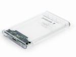CARCASA HDD GEMBIRD EE2-U3S9-6 2,5" TRANSPARENTE