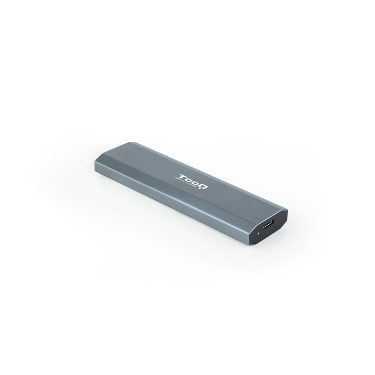 CARCASA HDD TOOQ SSD M.2 NGFF/NVMe GRIS