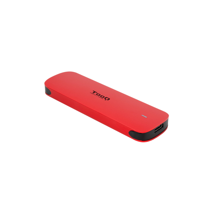 CARCASA HDD TOOQ TQE-2201R M.2 ALUMINIO ROJA