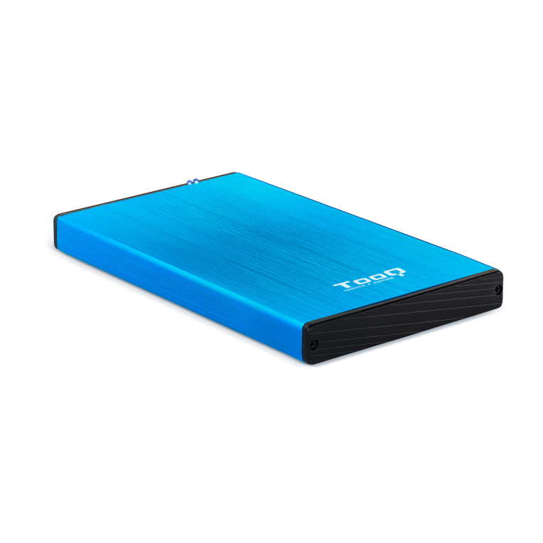 CARCASA HDD TOOQ TQE-2527BL 2,5" 9,5 MM SATA USB 3.0/3.1 AZUL